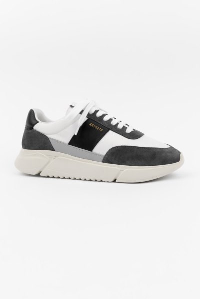 Dark Grey / White / Black Axel Arigato Genesis Vintage Runner Men's Sneakers South Africa | ZA2368-15