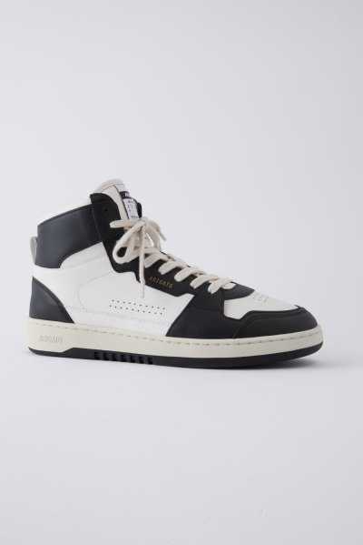 White / Black Axel Arigato Dice Hi Men's Sneakers South Africa | ZA6532-48