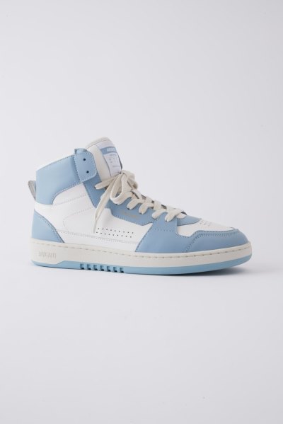 White / Dusty Blue Axel Arigato Dice Hi Women's Sneakers South Africa | ZA1604-06