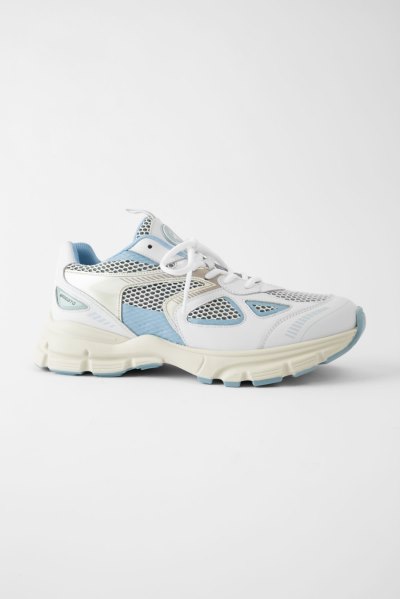 White / Dusty Blue Axel Arigato Marathon Runner Women's Sneakers South Africa | ZA4983-30