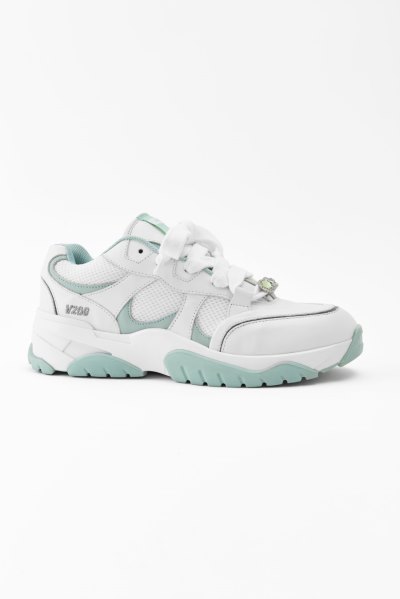 White / Dusty Mint Axel Arigato Catfish Lo Women's Sneakers South Africa | ZA1823-50