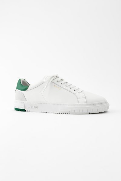 White / Kale Green Axel Arigato Atlas Men's Sneakers South Africa | ZA2452-53