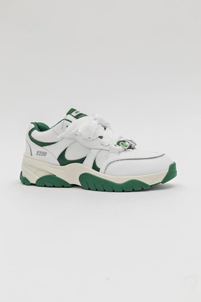 White / Kale Green Axel Arigato Catfish Lo Women's Sneakers South Africa | ZA4393-07