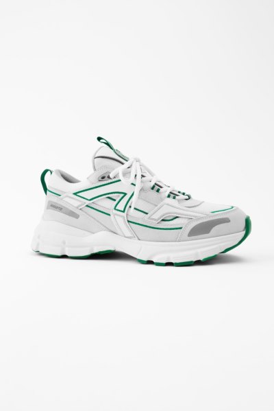 White / Kale Green Axel Arigato Marathon R-Trail Men's Sneakers South Africa | ZA7894-46