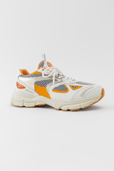 White / Orange Axel Arigato Marathon Runner Women's Sneakers South Africa | ZA7657-46