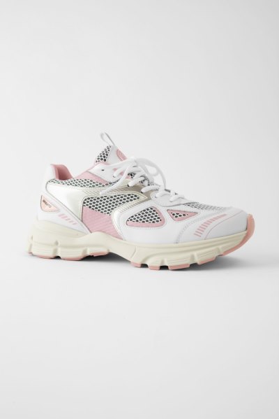 White / Pink Axel Arigato Marathon Runner Women's Sneakers South Africa | ZA2071-74