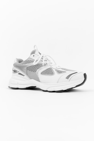 White / Silver Axel Arigato Marathon Runner Men's Sneakers South Africa | ZA2985-35