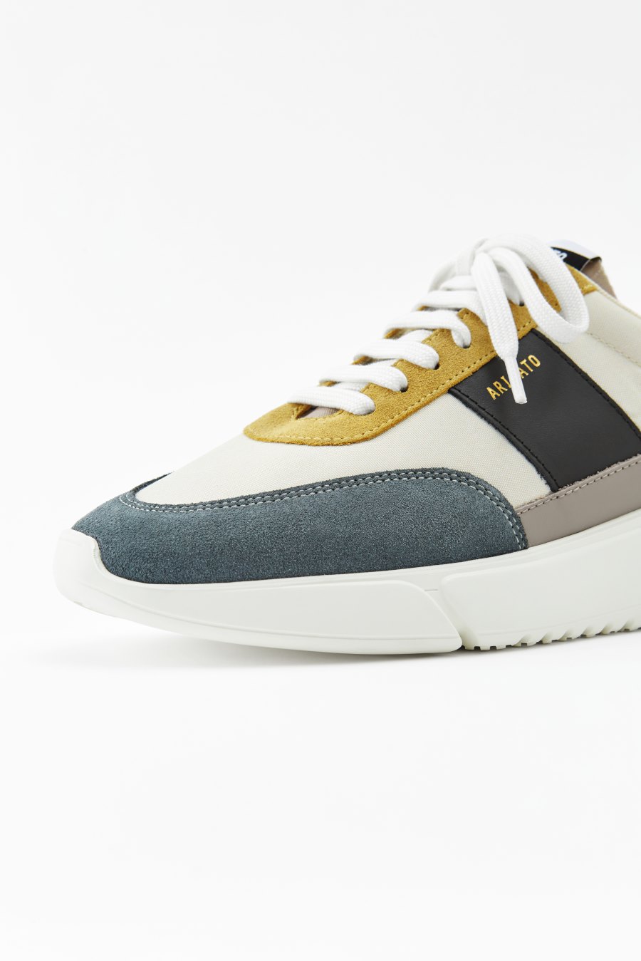 Beige / Grey / Yellow Axel Arigato Genesis Vintage Runner Women's Sneakers South Africa | ZA7778-68