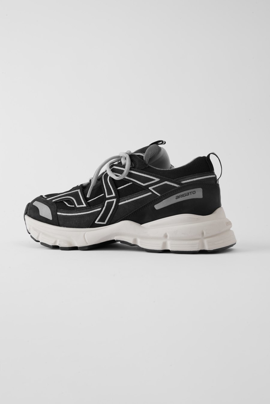 Black / Grey Axel Arigato Marathon R-Trail 50/50 Men's Sneakers South Africa | ZA8739-40