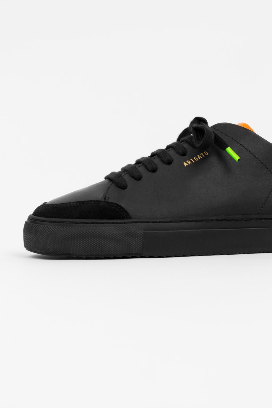 Black / Grey / Orange Axel Arigato Clean 90 Triple Men's Sneakers South Africa | ZA7335-74