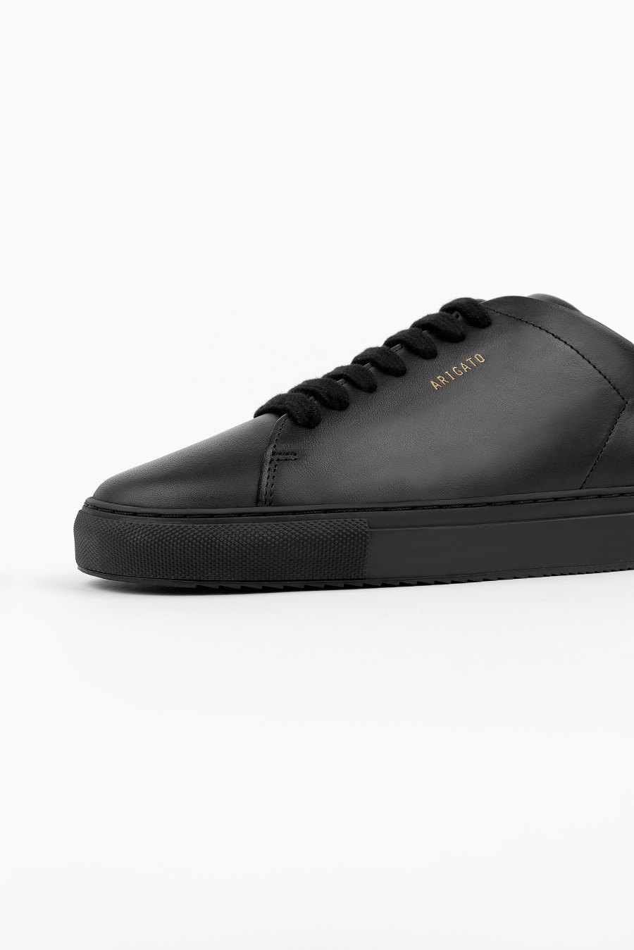 Black Leather Axel Arigato Clean 90 Men's Sneakers South Africa | ZA3530-61