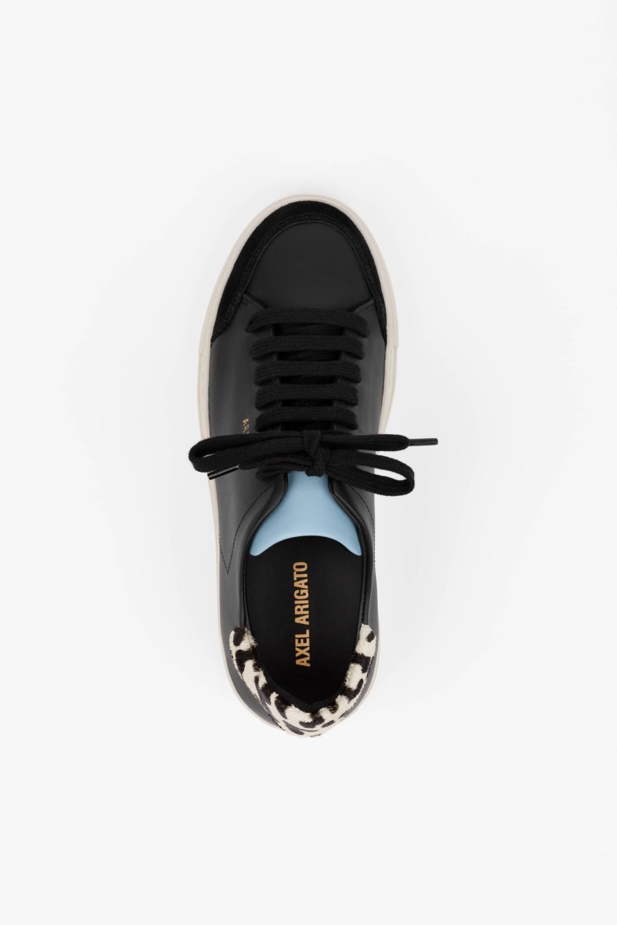 Black / Leopard / Blue Axel Arigato Clean 90 Triple Women's Sneakers South Africa | ZA7094-88