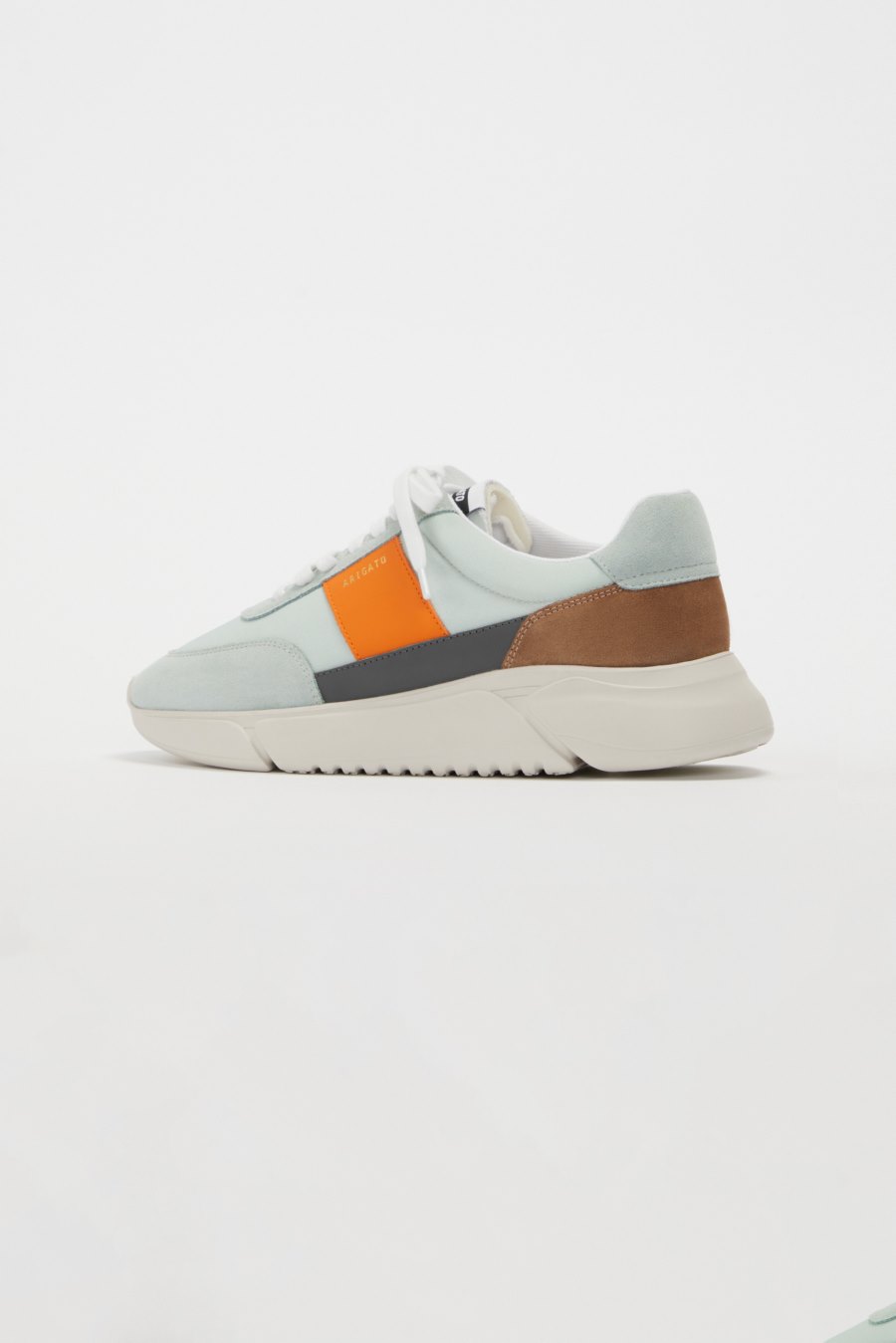 Dusty Mint / Orange Axel Arigato Genesis Vintage Runner Men's Sneakers South Africa | ZA5488-76