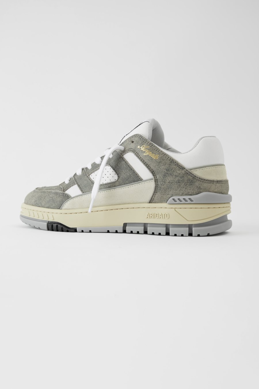 Grey Axel Arigato Area Lo Men's Sneakers South Africa | ZA9923-35