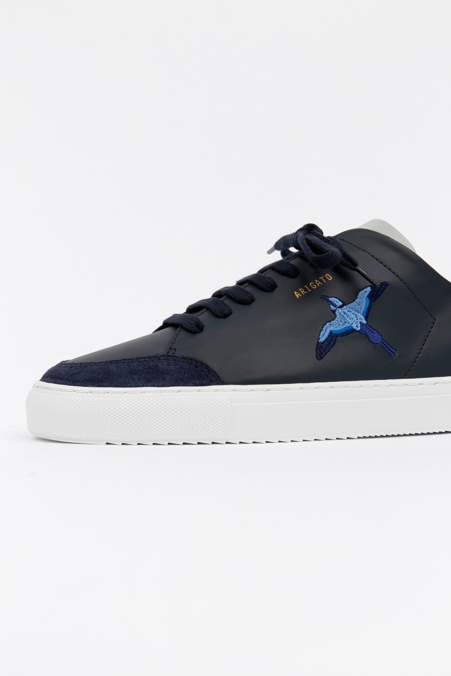 Navy / Black Axel Arigato Clean 90 Triple B Bird Men's Sneakers South Africa | ZA9107-35