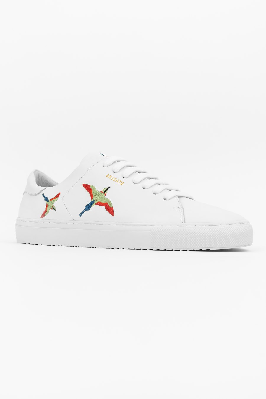 White Axel Arigato Clean 90 Bee Bird Men's Sneakers South Africa | ZA9477-08