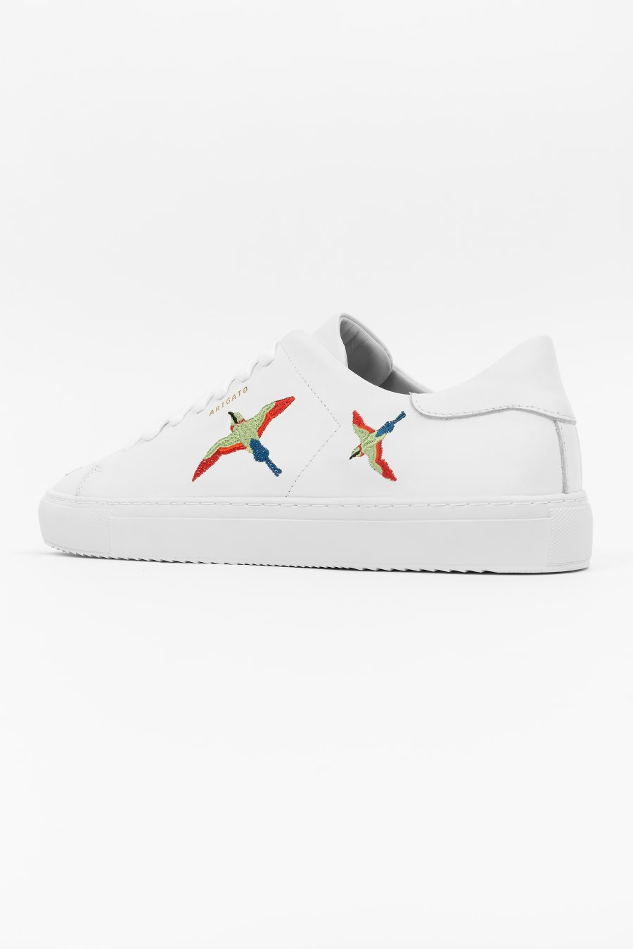 White Axel Arigato Clean 90 Bee Bird Men's Sneakers South Africa | ZA9477-08