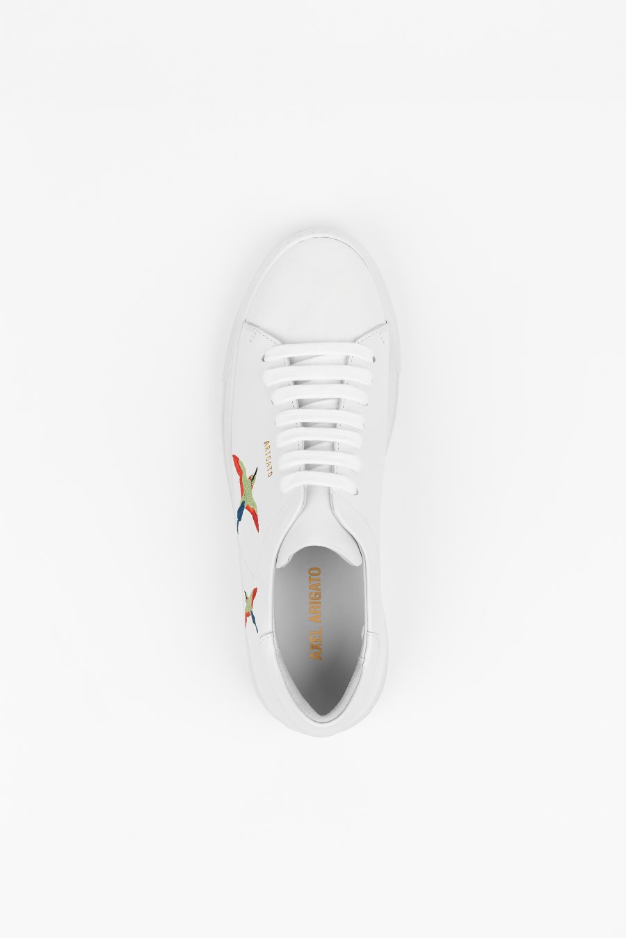 White Axel Arigato Clean 90 Bee Bird Men's Sneakers South Africa | ZA9477-08