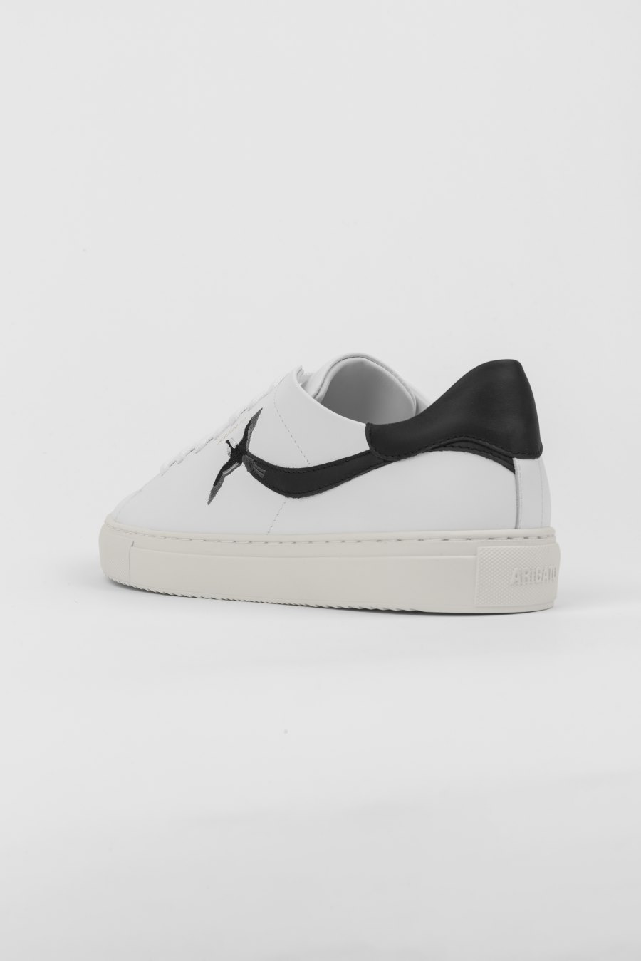 White / Black Axel Arigato Clean 90 Stripe B Bird Women's Sneakers South Africa | ZA3840-34