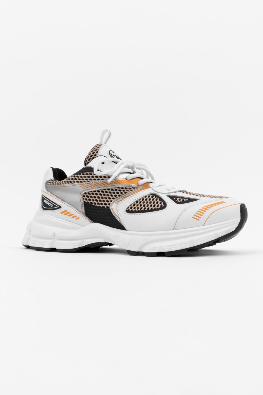 White / Black / Orange Axel Arigato Marathon Runner Women's Sneakers South Africa | ZA4845-26