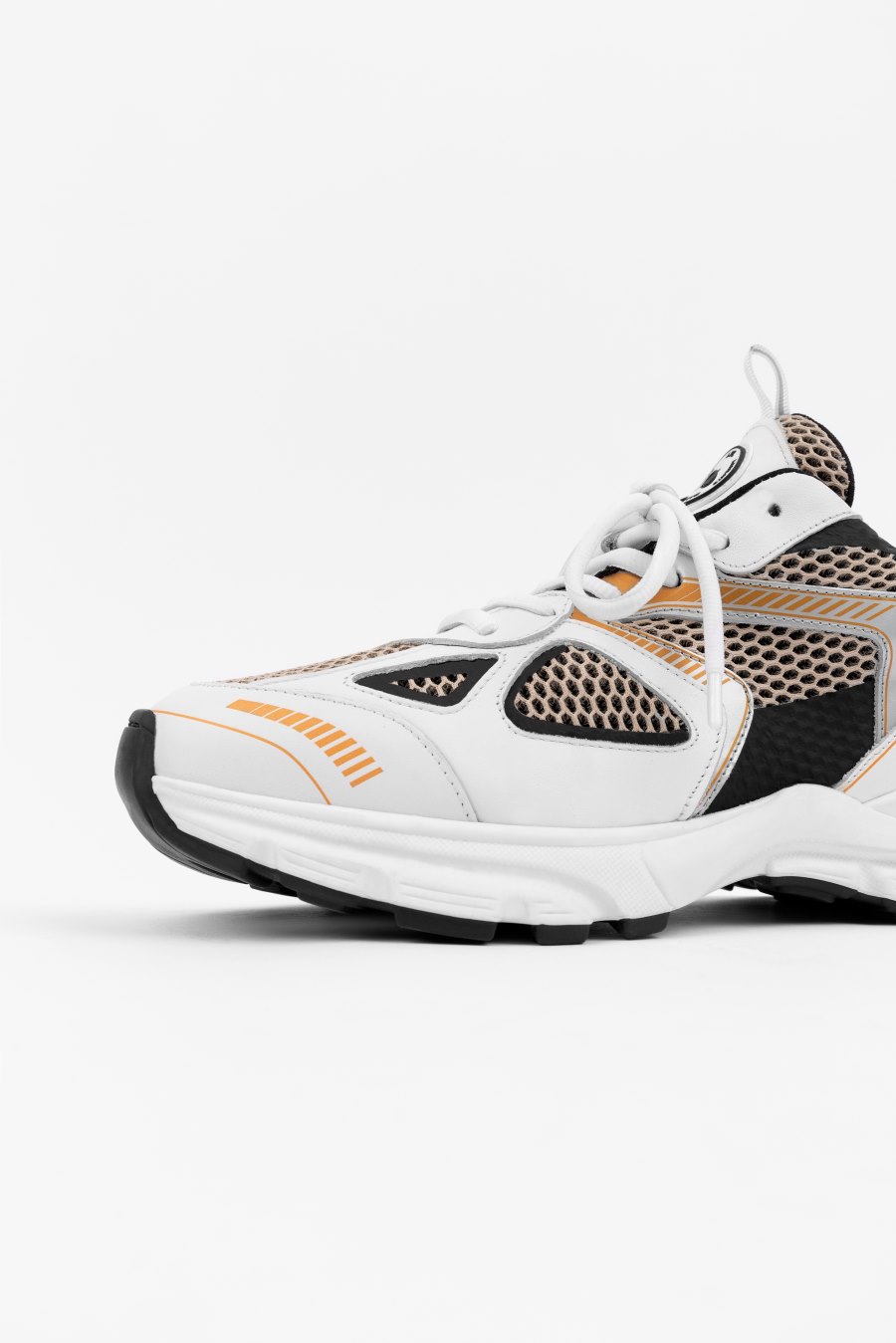 White / Black / Orange Axel Arigato Marathon Runner Women's Sneakers South Africa | ZA4845-26