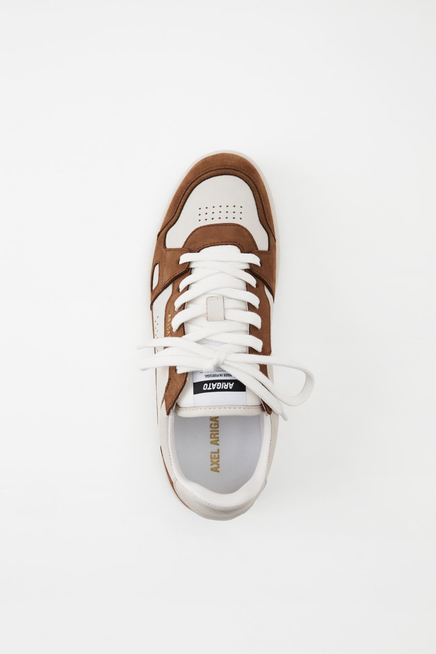 White / Brown Axel Arigato Dice Lo Men's Sneakers South Africa | ZA5578-23