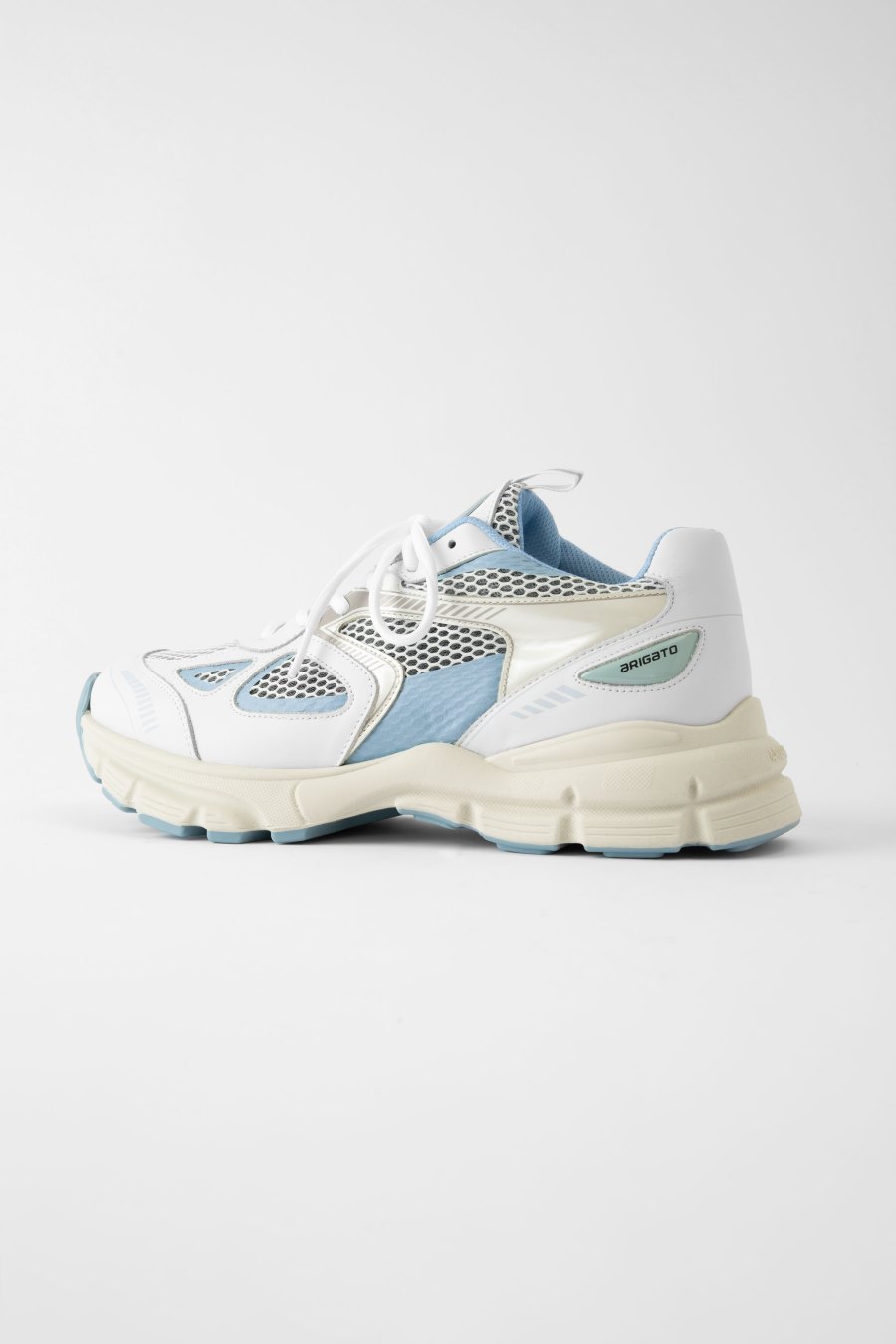 White / Dusty Blue Axel Arigato Marathon Runner Women's Sneakers South Africa | ZA4983-30