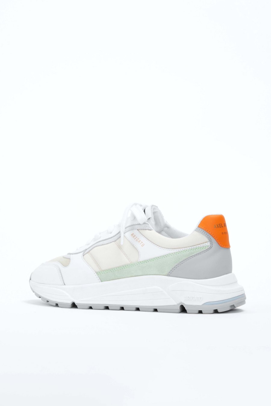 White / Dusty Mint Axel Arigato Rush Men's Sneakers South Africa | ZA5094-26