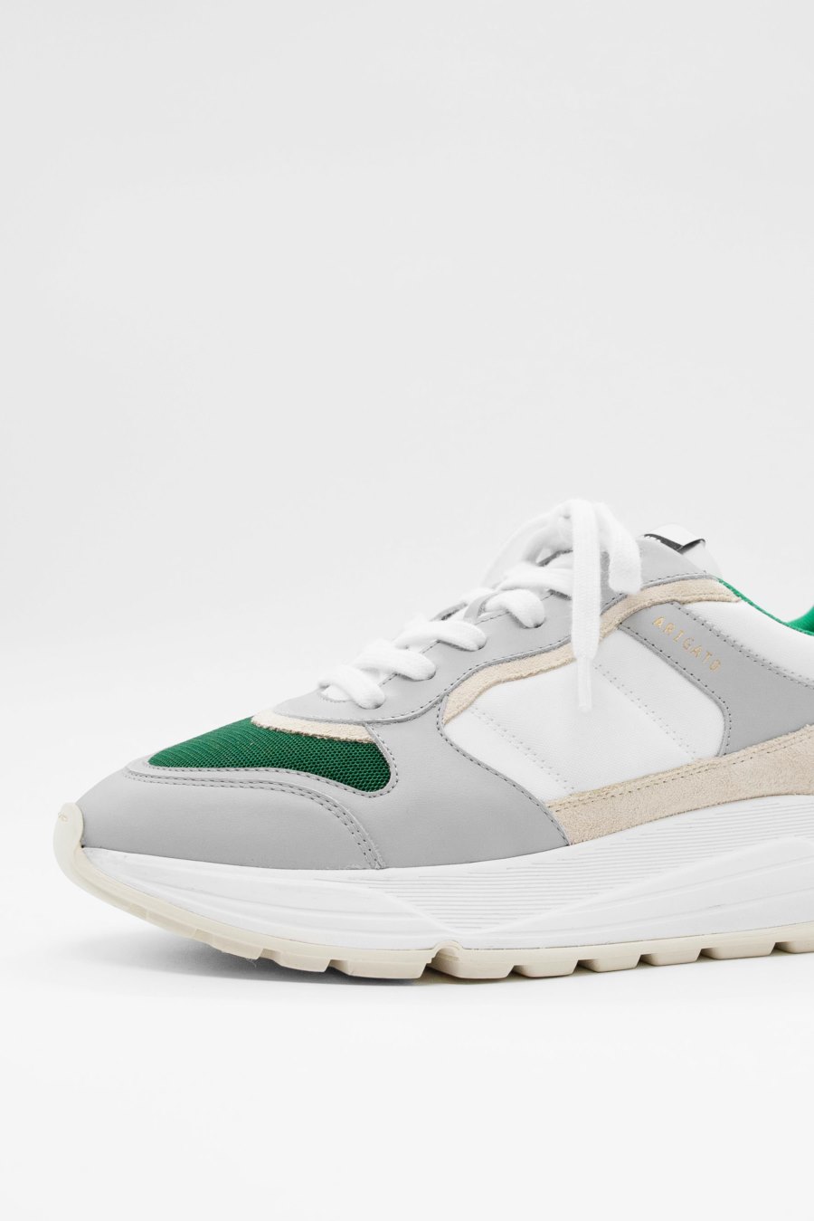 White / Green Axel Arigato Rush Men's Sneakers South Africa | ZA5098-08