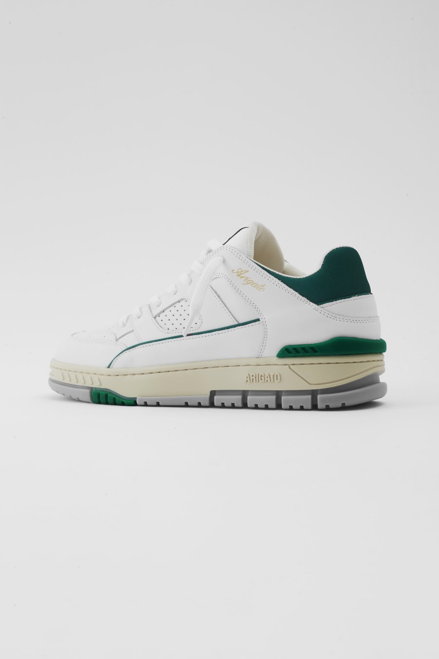 White / Kale Green Axel Arigato Area Lo Men's Sneakers South Africa | ZA2841-51