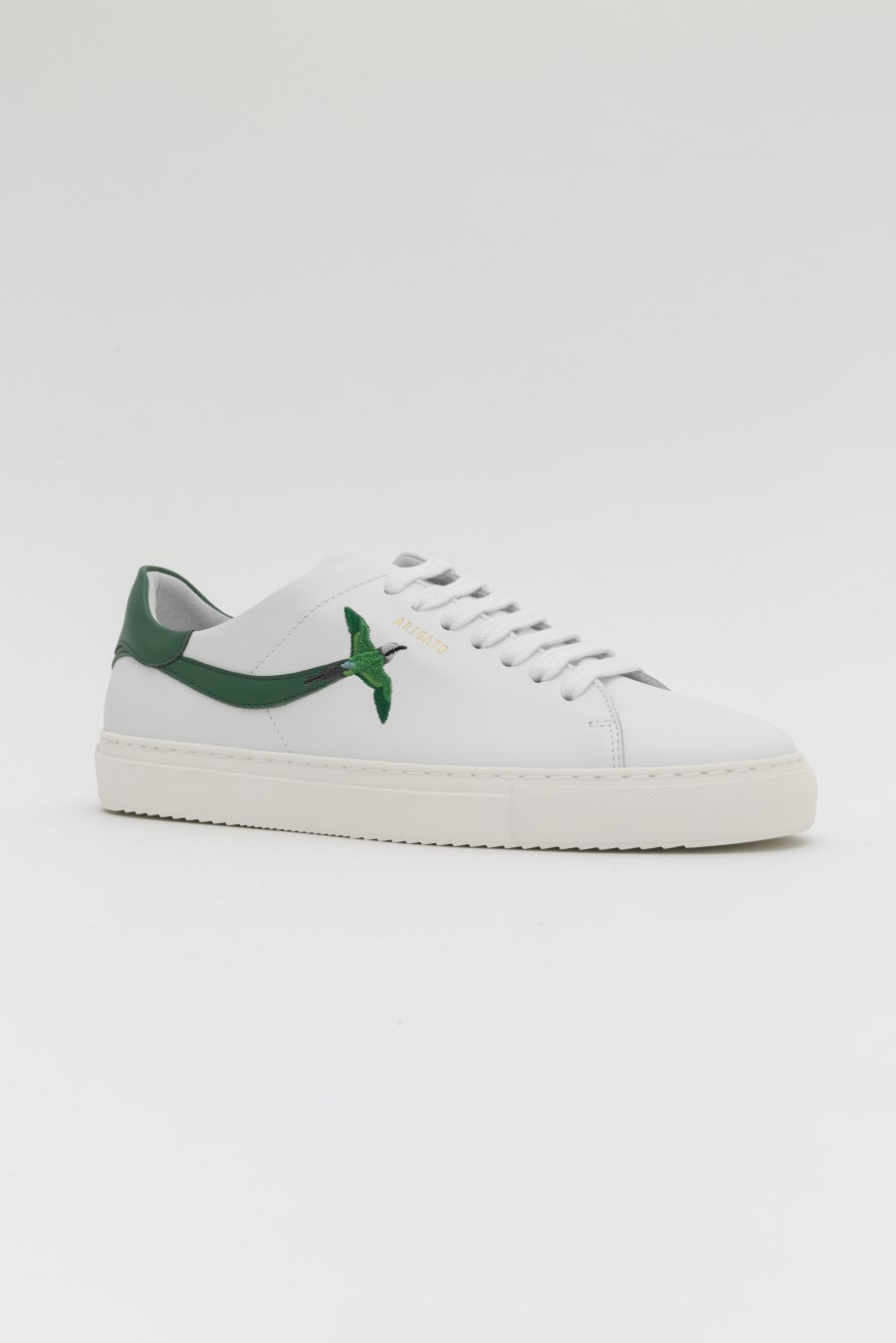 White / Kale Green Axel Arigato Clean 90 Stripe B Bird Women\'s Sneakers South Africa | ZA0778-42