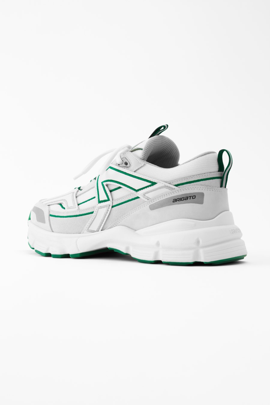 White / Kale Green Axel Arigato Marathon R-Trail Women's Sneakers South Africa | ZA4173-24