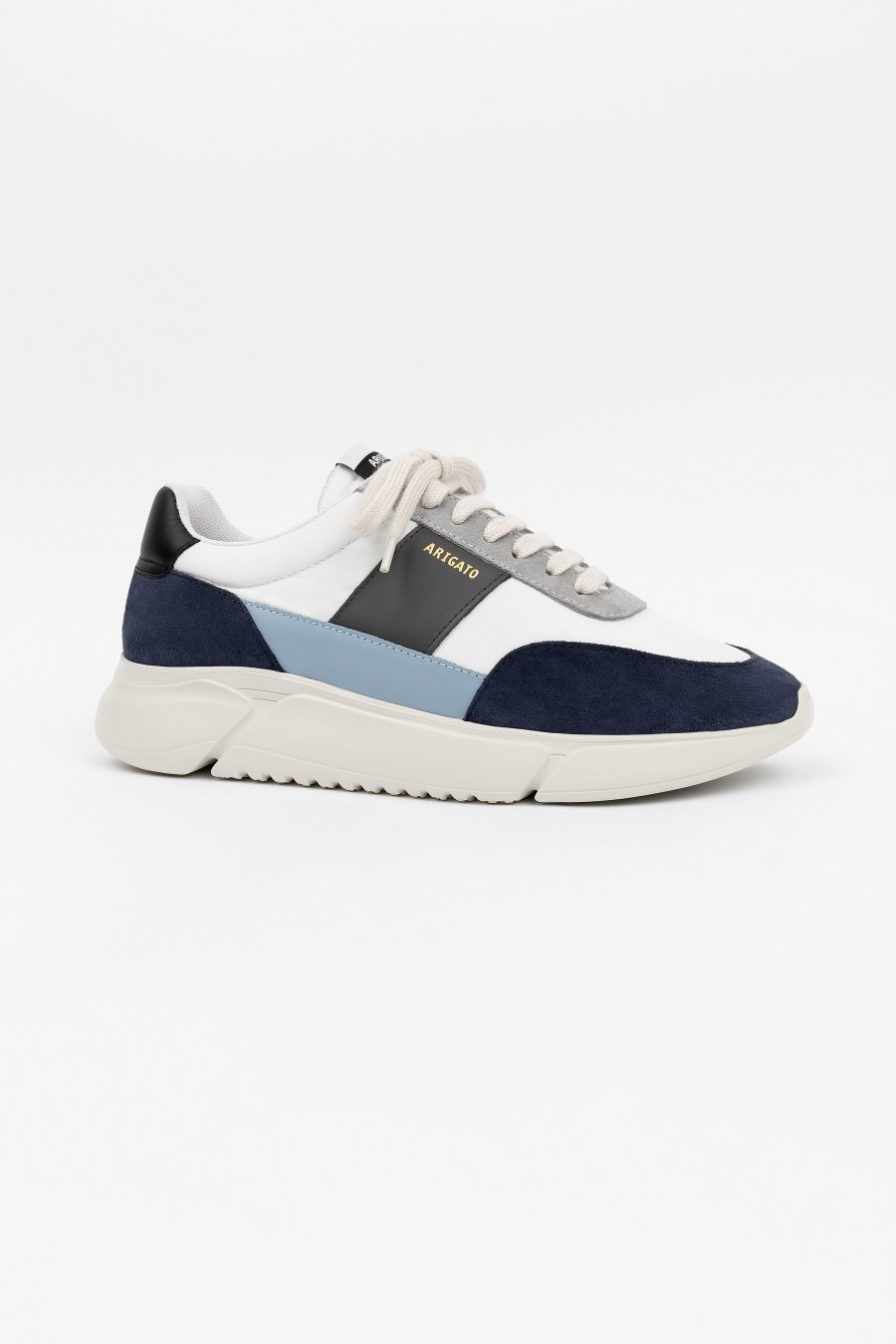 White / Navy Blue Axel Arigato Genesis Vintage Runner Men's Sneakers South Africa | ZA8911-73