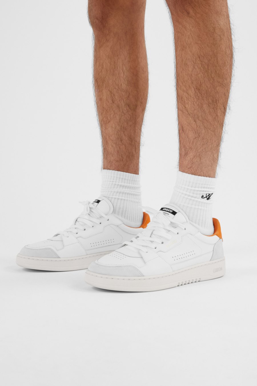 White / Orange Axel Arigato Dice Lo Men's Sneakers South Africa | ZA4650-52