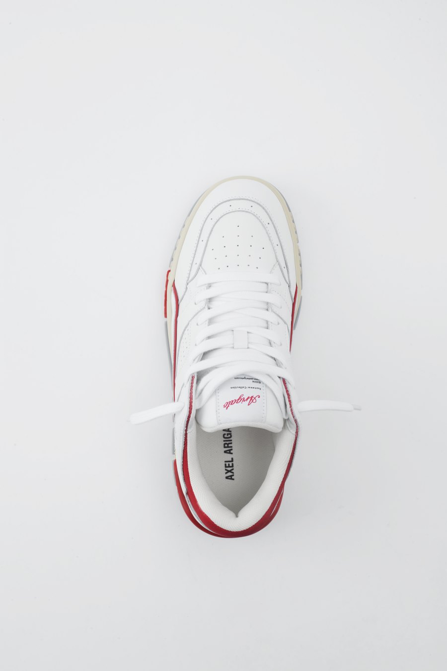 White / Red Axel Arigato Area Lo Men's Sneakers South Africa | ZA4928-79