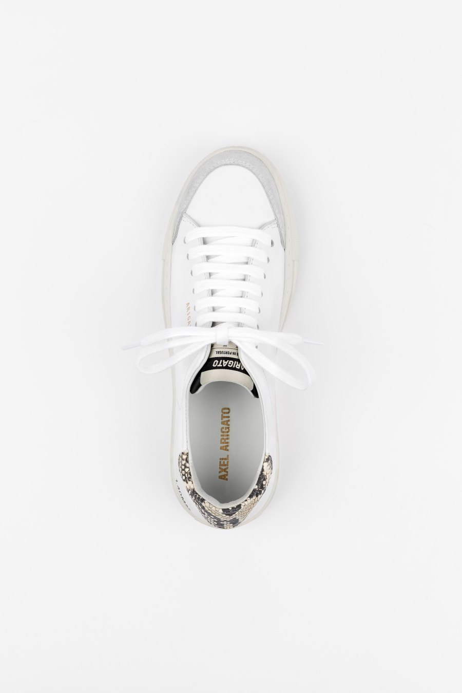 White / Snake / Black Axel Arigato Clean 90 Triple Women's Sneakers South Africa | ZA7254-44