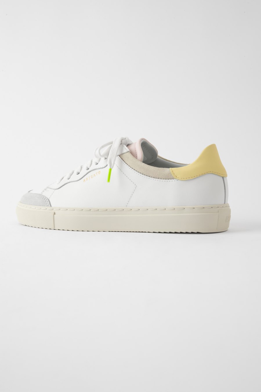 White / Yellow Axel Arigato Clean 180 Women's Sneakers South Africa | ZA9901-06